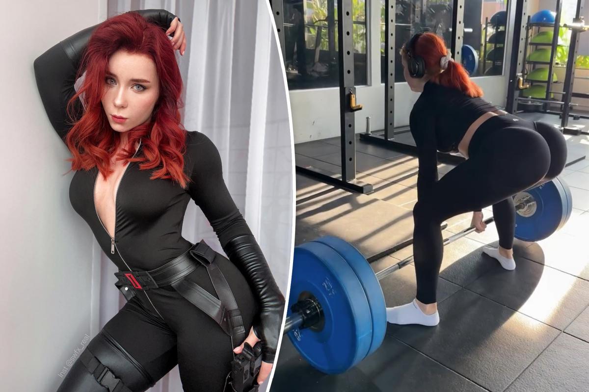 Superhero cosplayer spends 4 hours in the gym every day to transform into a 'fantasy vixen'