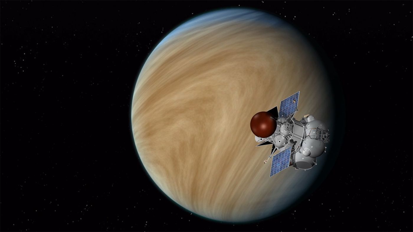 Venera-D mission concept art