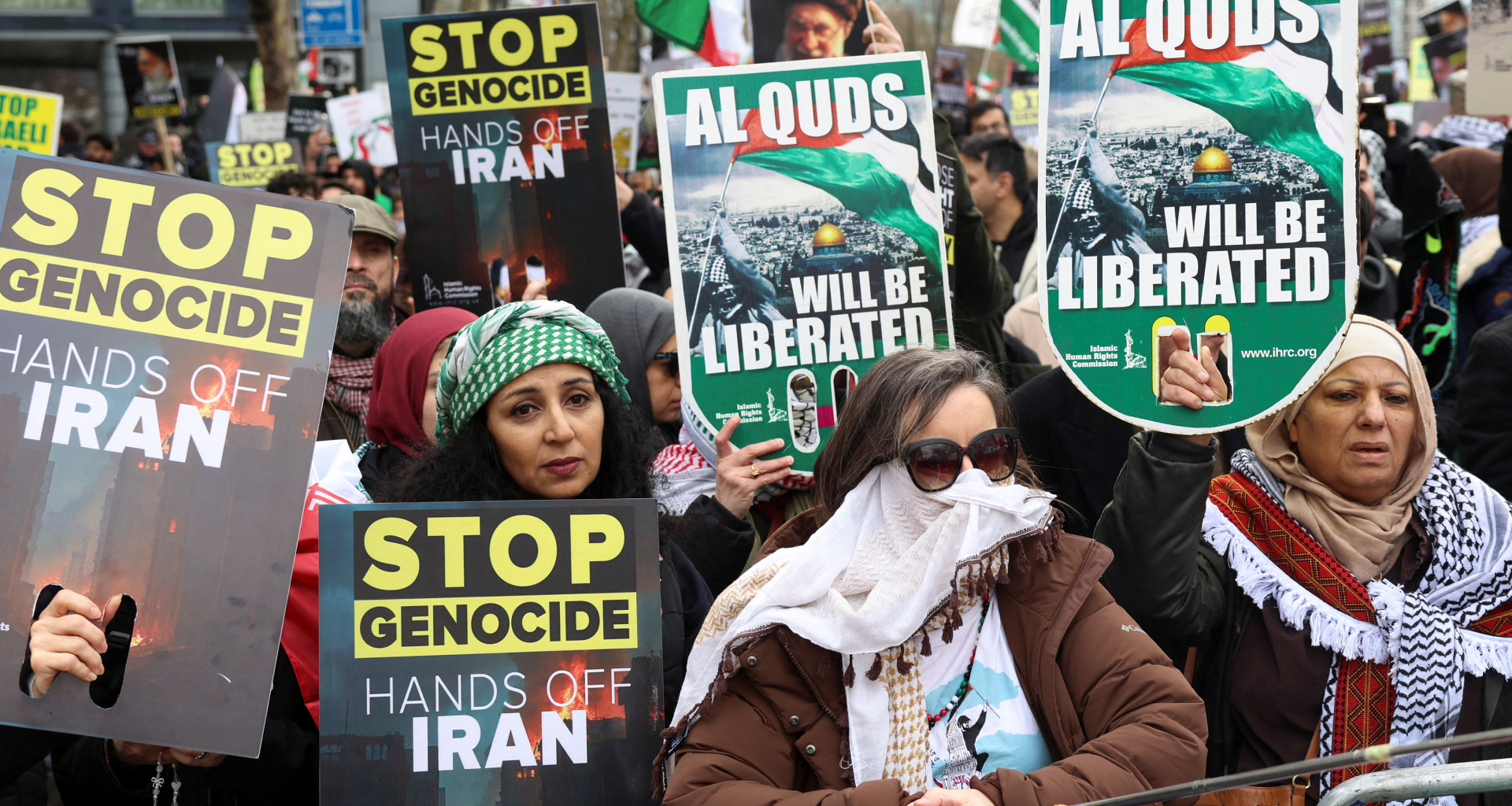 Large protest held in London against US-Israeli war on Iran | US-Israel war on Iran