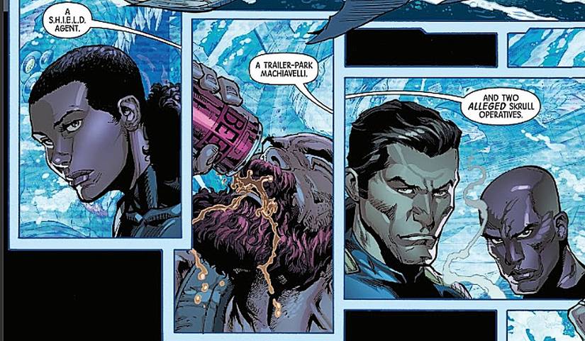 X-Men #27, the members of the Danger Room