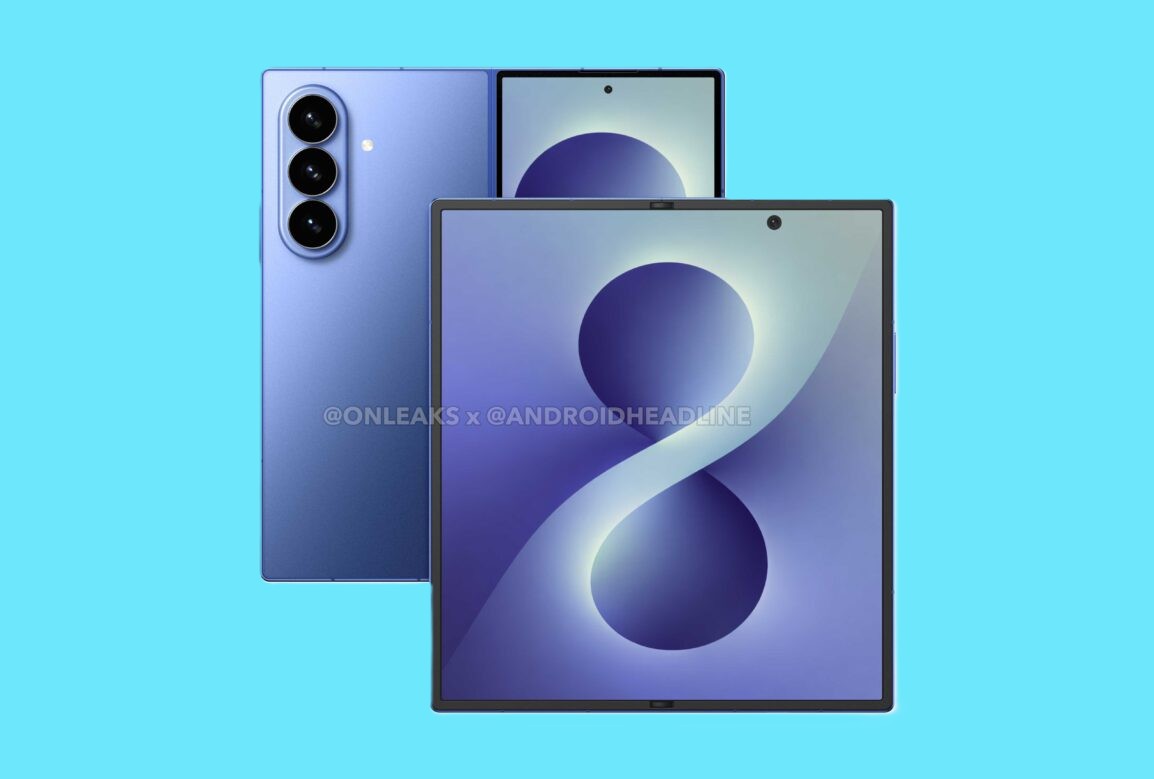 Samsung Galaxy Z Fold 8 leaked render