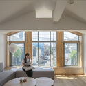 A House, Resident and Milk Delivery Service  / Meguro Architecture Laboratory - Interior Photography, Living Room, Wood, Glass