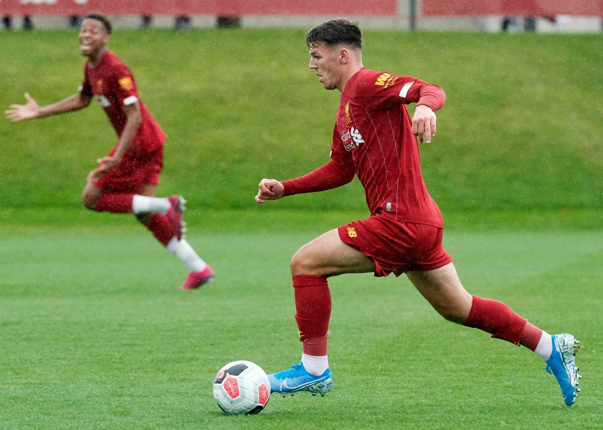 Bobby Duncan in action for Liverpool's under-21s