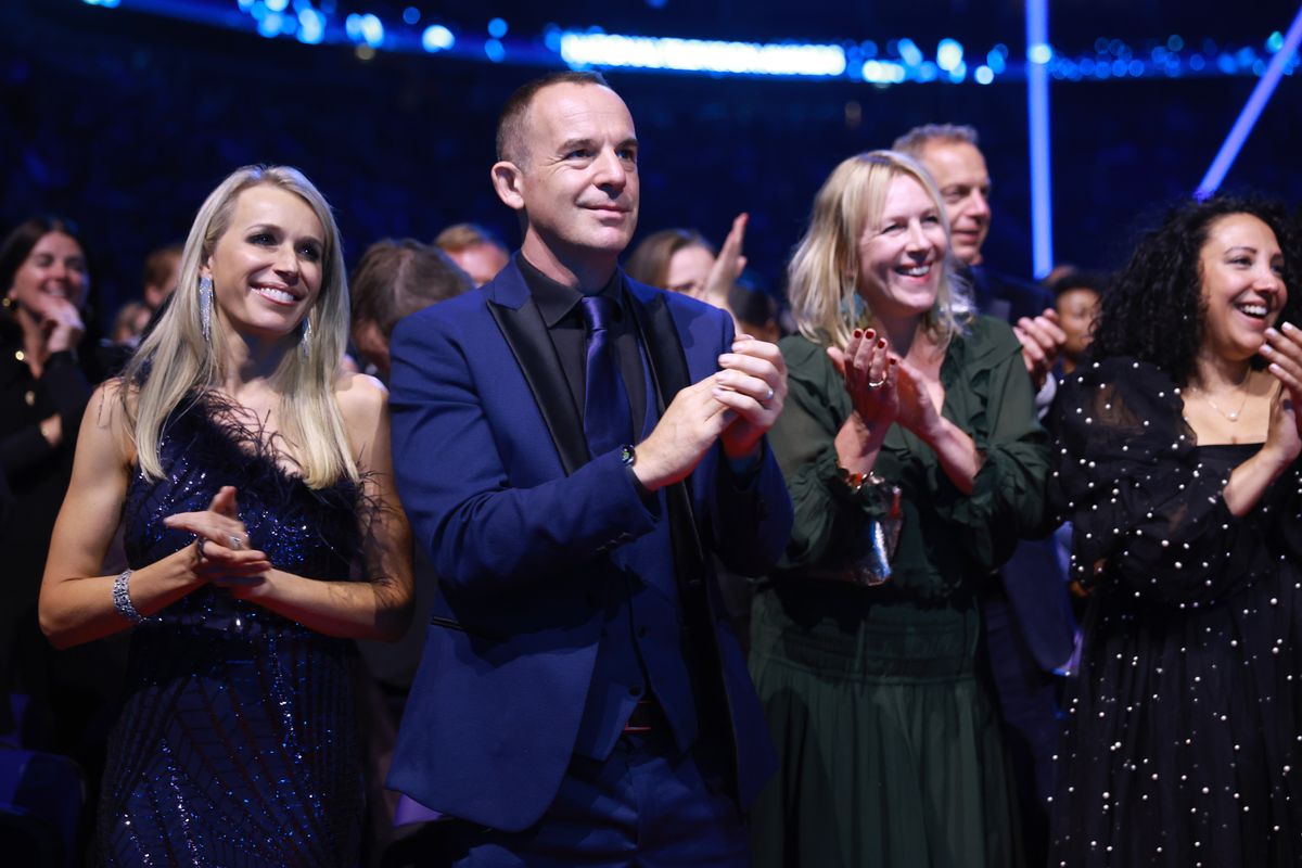 Lara Lewington and Martin Lewis during the NTA's 2025 at The O2 Arena