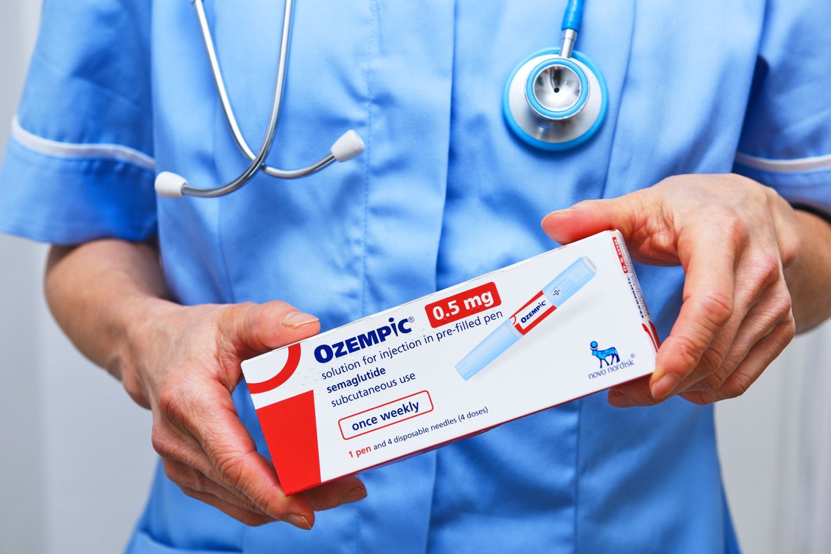 ONDON, UNITED KINGDOM - March 4: A photo illustration of a box containing an Ozempic injection pen on March 4 2025 in London, United Kingdom. (Photo by Peter Dazeley/Getty Images)