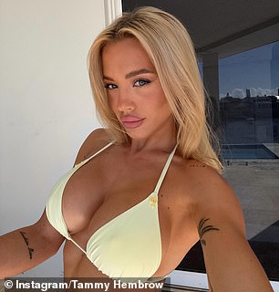 Reluctant to divulge details about her romance, Tammy replied, 'Look, I'm having a great time'