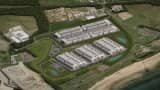 QTS's data center in Cambois, North East of England