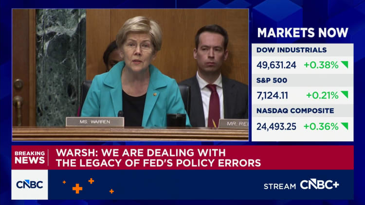 Sen. Elizabeth Warren slams Kevin Warsh on $100 million in undisclosed assets