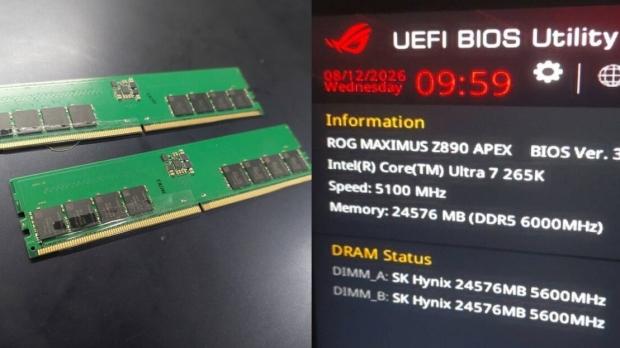 ASUS engineer demos budget-focused HUDIMM DDR5 memory on ROG Maximus Z890 Apex 2