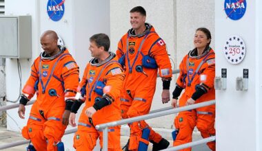 Artemis II spacecrew prepare for historic moon flyby