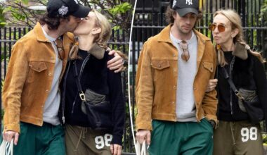 Aaron Taylor-Johnson, wife Sam have rare PDA moment in London