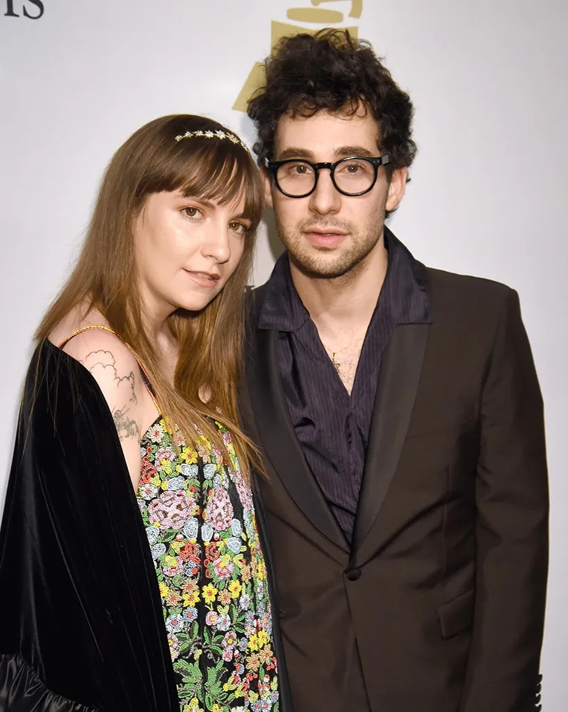 Lena Dunham and Jack Antonoff in 2017