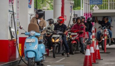 Indonesia rations fuel as prices soar over Mideast war