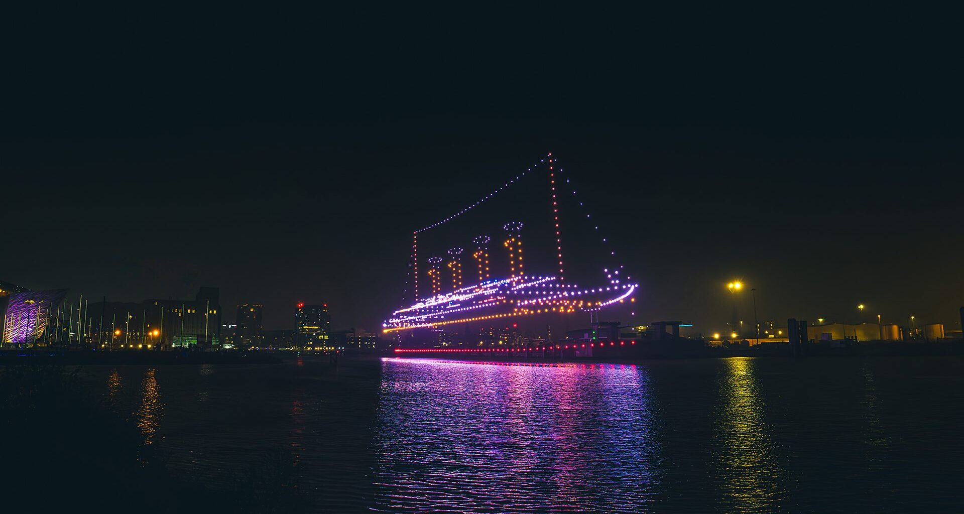 BBC’s Made Of Here campaign docks in Northern Ireland with a Titanic-sized drone display