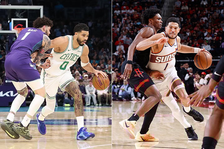 LaMelo Ball, Jayson Tatum, Amen Thompson, Devin Booker