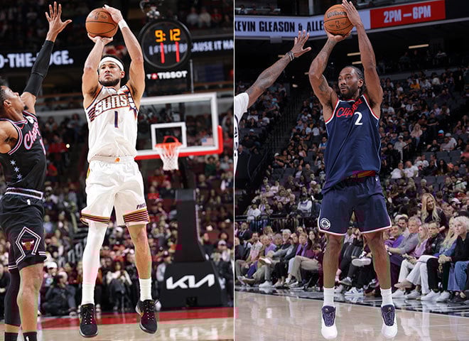 Devin Booker, Kawhi Leonard