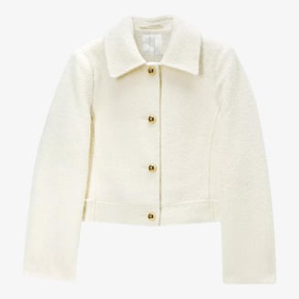 John Lewis Wool-blend bouclé jacket.