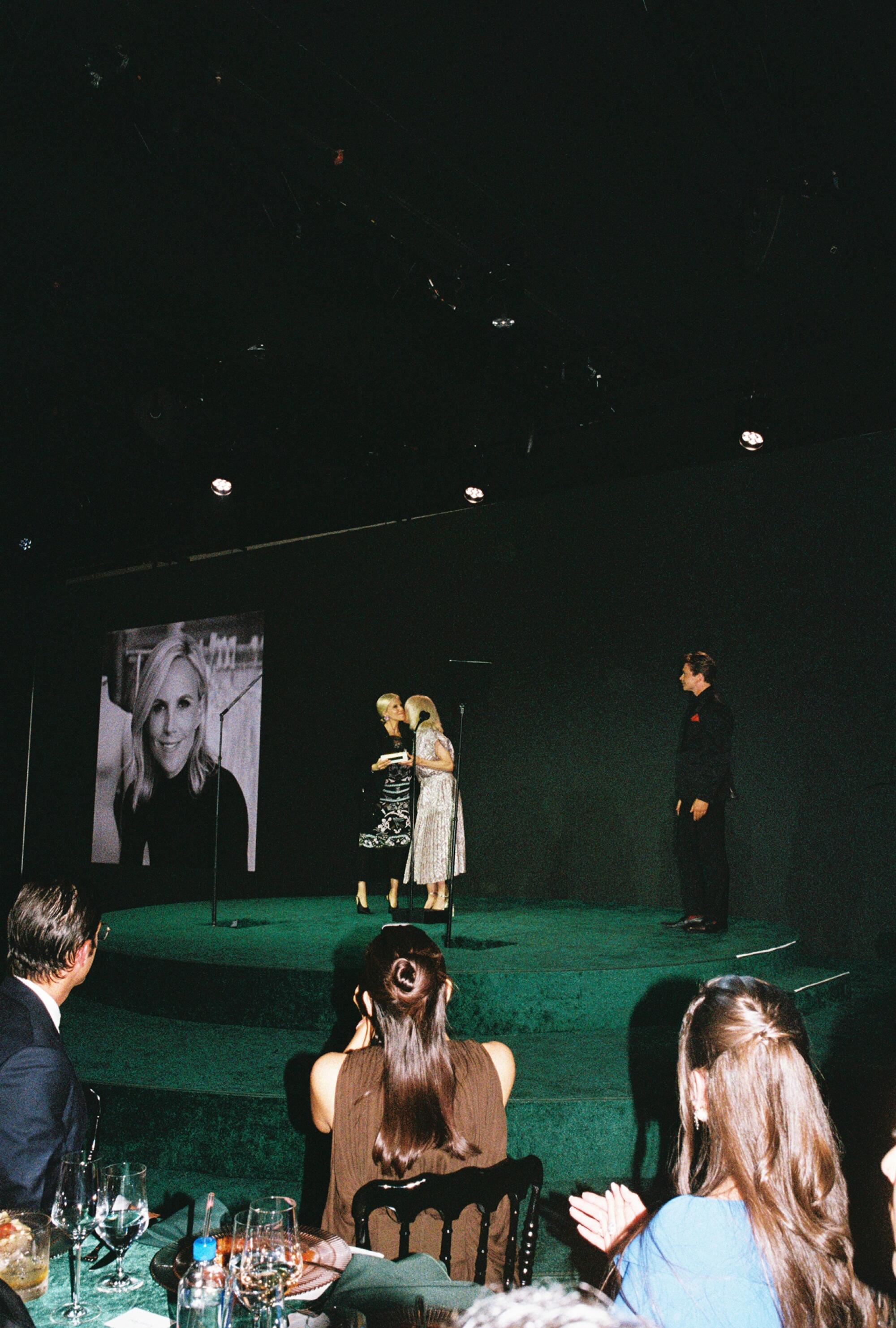 Tory Burch accepts her award for designer of the year.