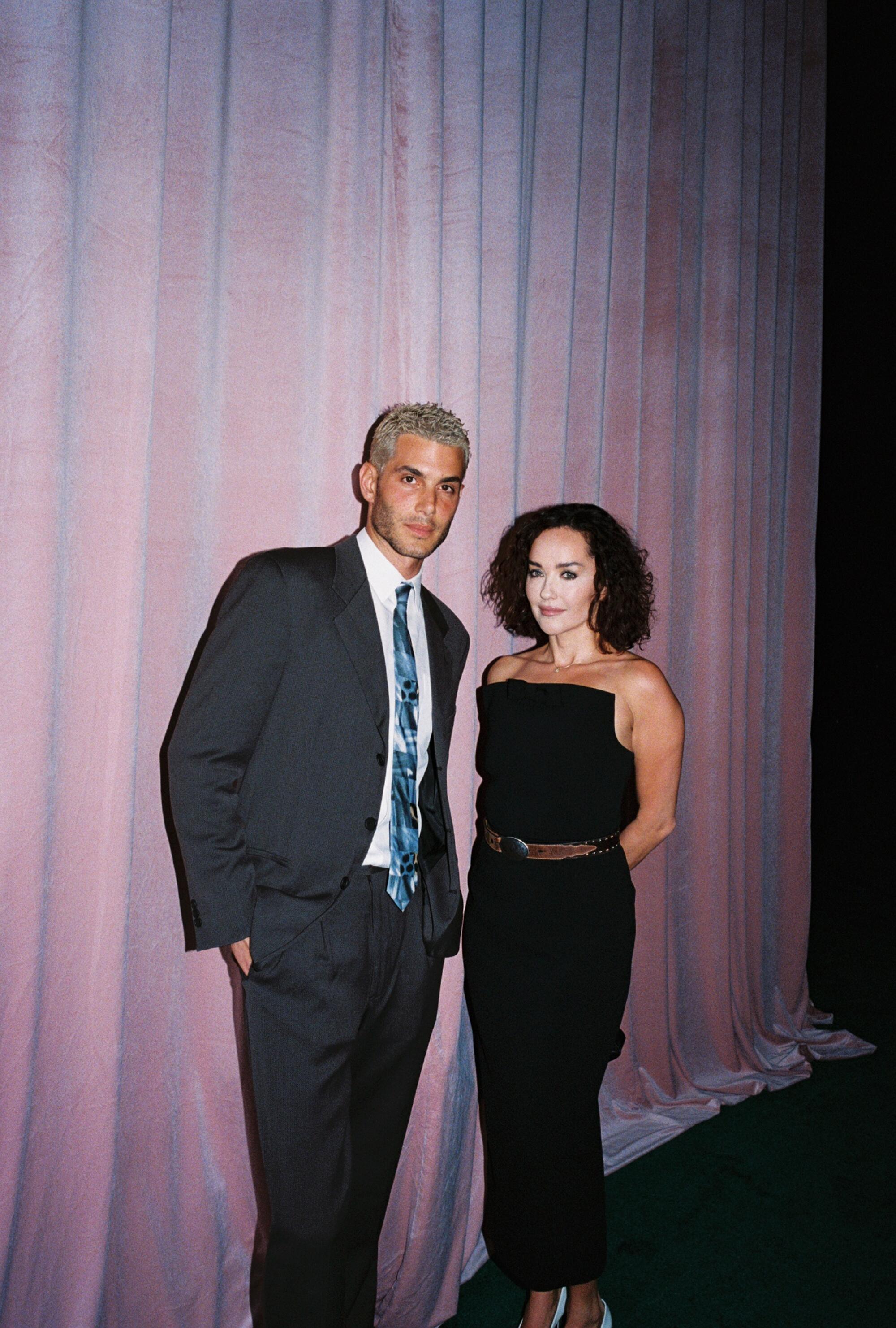 Fai Khadra, left, and Elena Ora.