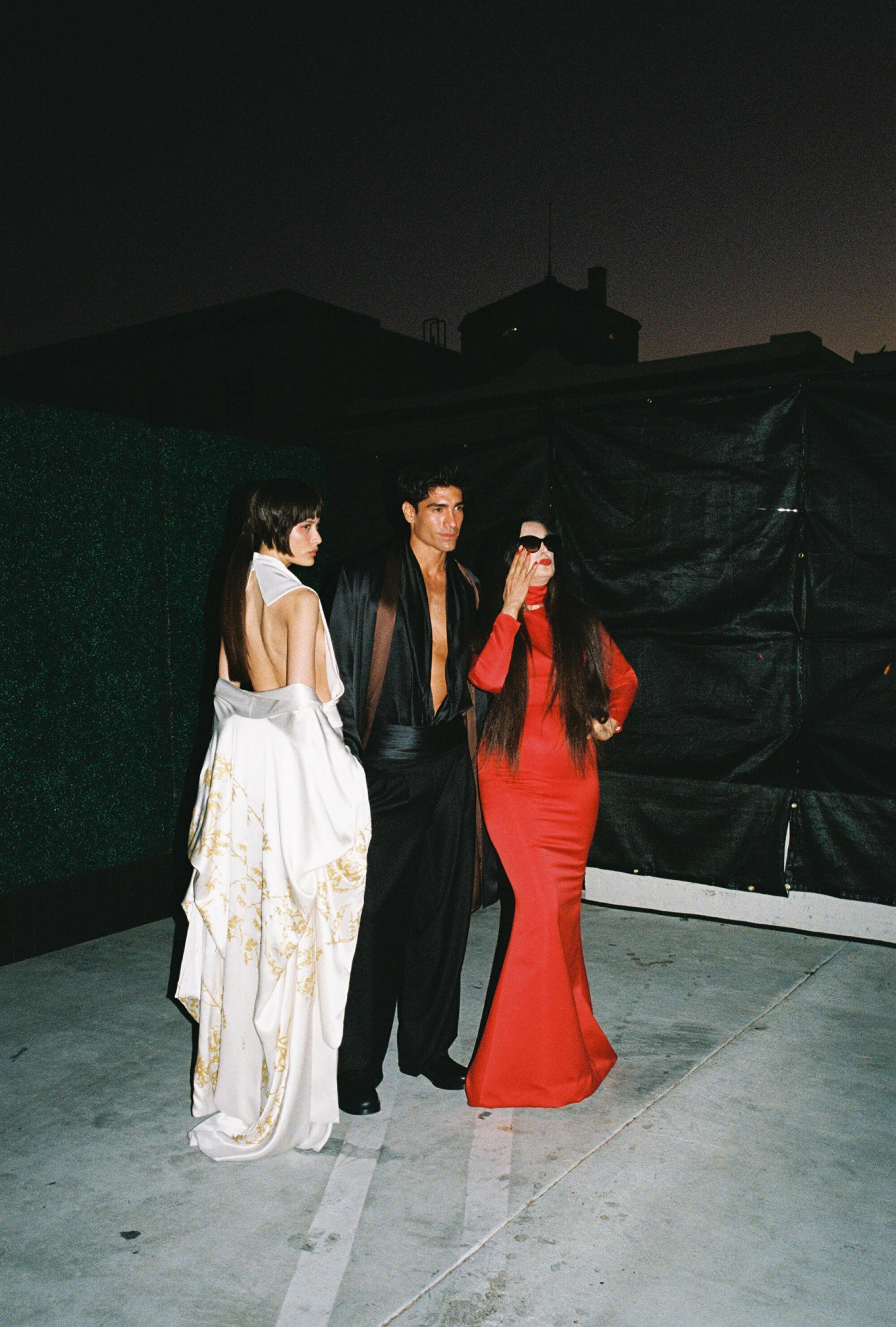 Francisco Escobar, center, Ruska Bergman, right.