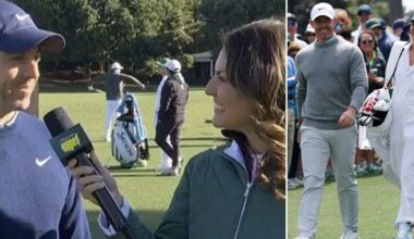 TV presenter and Rory McIlroy chat two years after rumoured relationship rocked Erica Stoll marriage