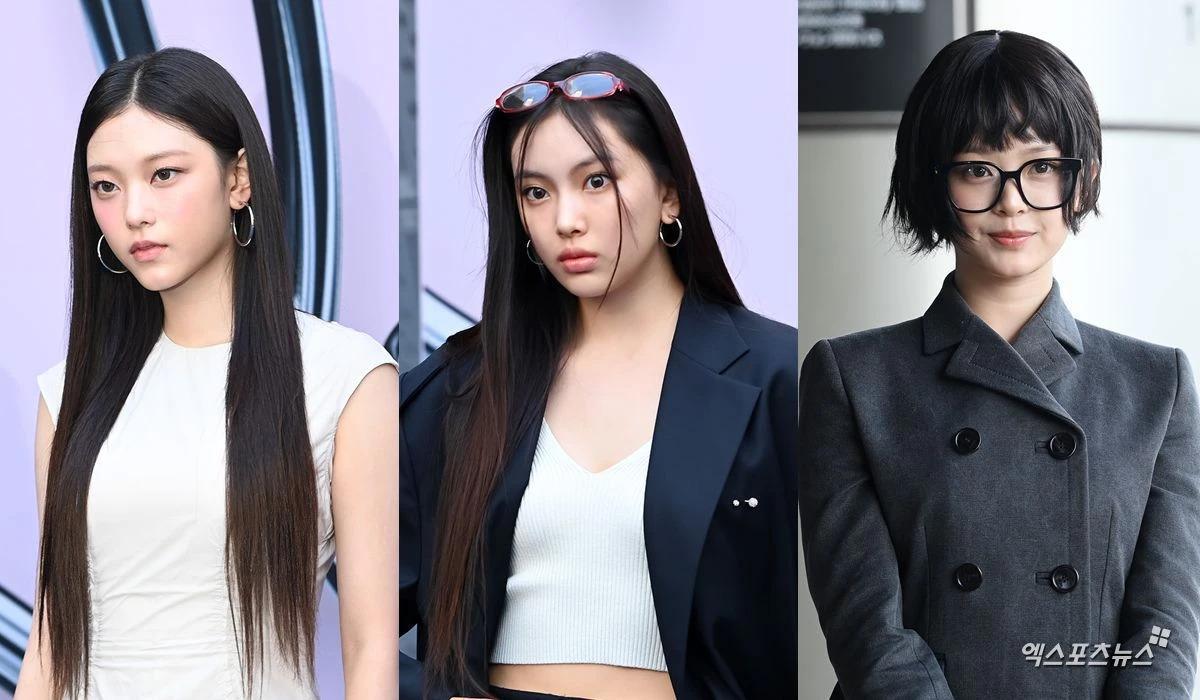 From left, Haerin, Hyein and Hanni / Xportsnews