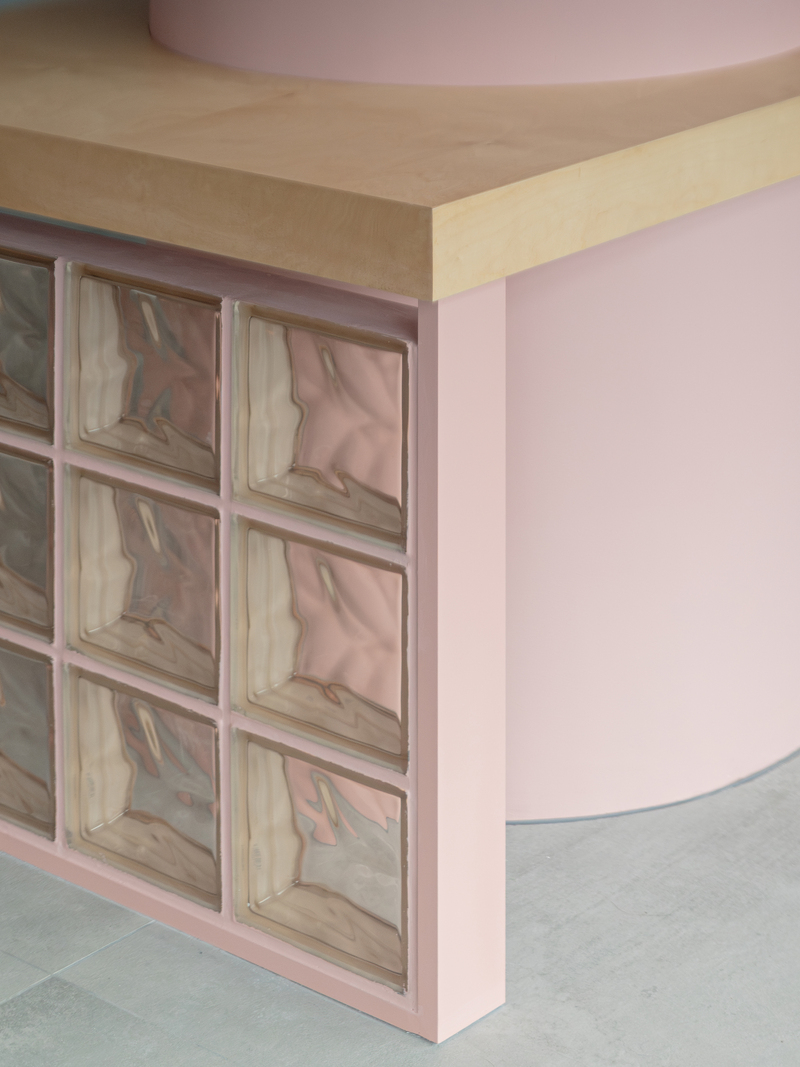 raw concrete meets marshmallow-inspired palette within drinkit flagship café - 10