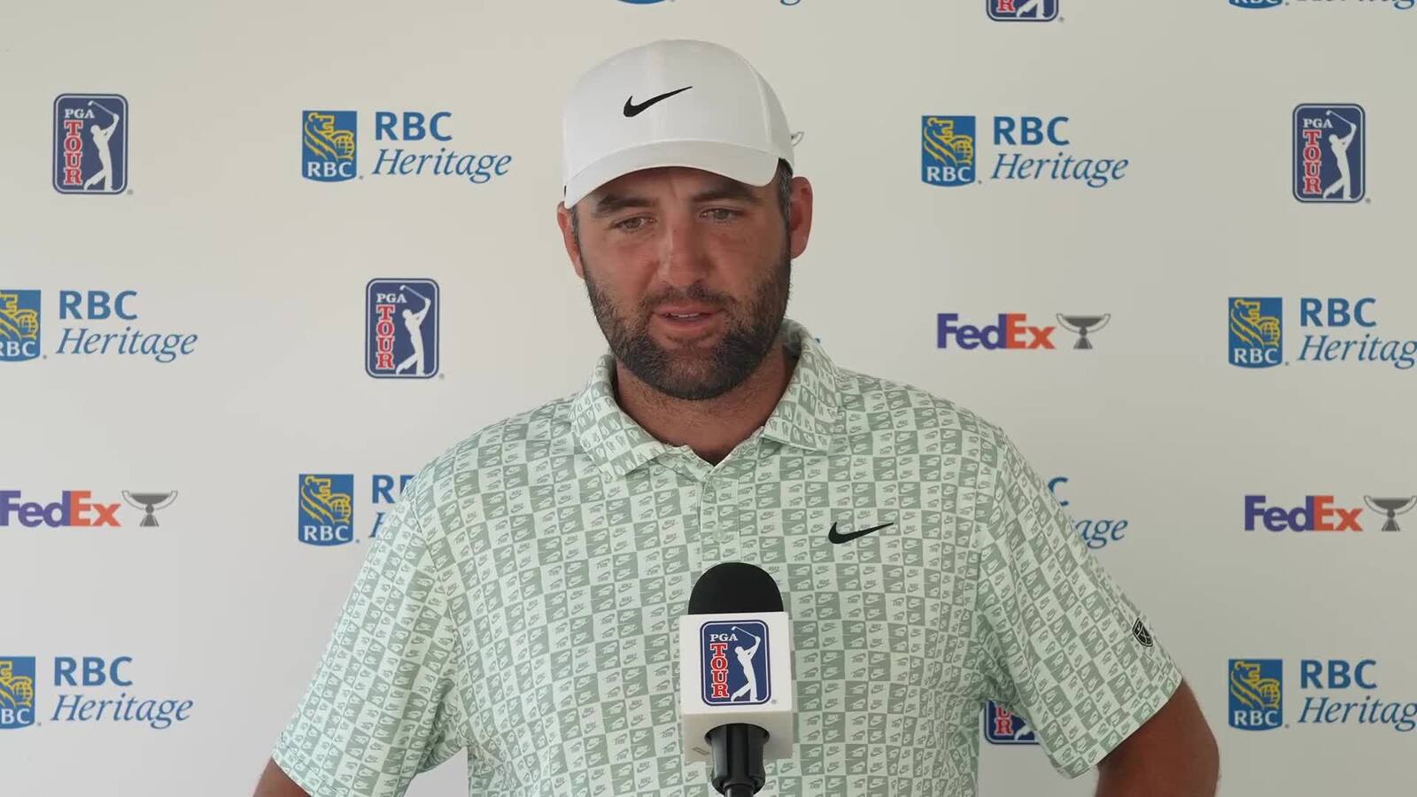 Scottie Scheffler on his first-round 68 at RBC Heritage