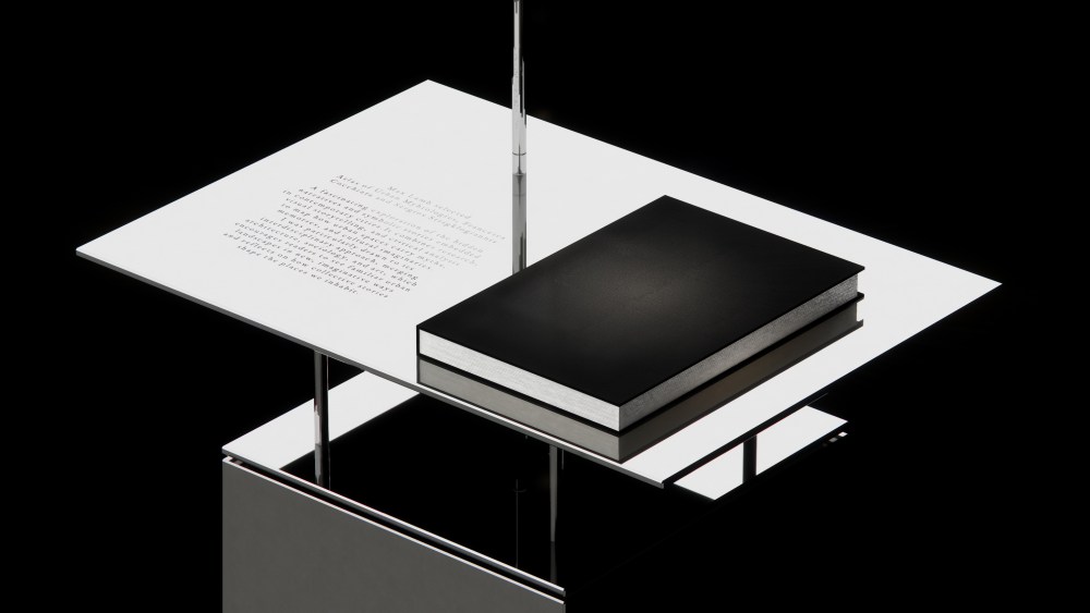 A teaser of Reference Library, the installation Jil Sander will unveil at Milan Design Week.