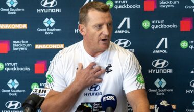 Carlton Blues coach Michael Voss says club has been ‘bullied’ over handling of issue