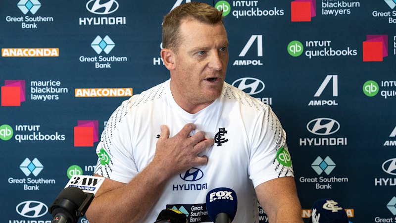 Carlton Blues coach Michael Voss says club has been ‘bullied’ over handling of issue