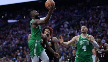 Celtics beat the 76ers 108-100 in Game 3 behind 25 points each from Tatum and Brown