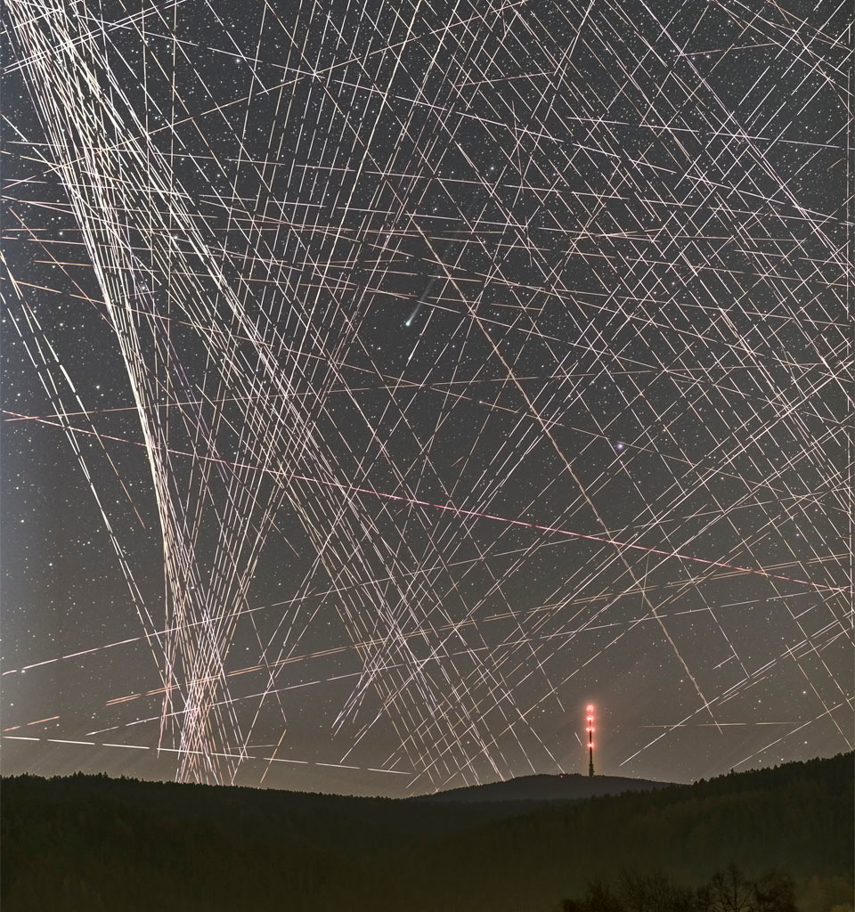 A Stark Image of the Destruction of the Night Sky