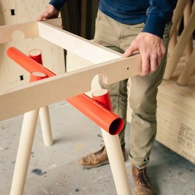 Elegant Trestles Enabled by Welded Steel Tubes