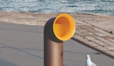 A Long-Lived, Attention-Drawing Public Garbage Can
