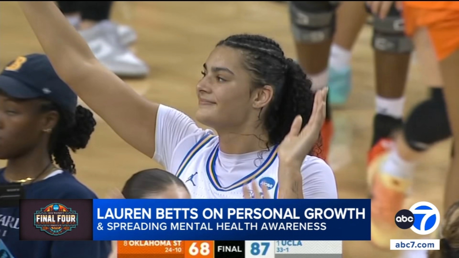 Lauren Betts on personal growth and spreading mental health awareness - ABC7 Los Angeles