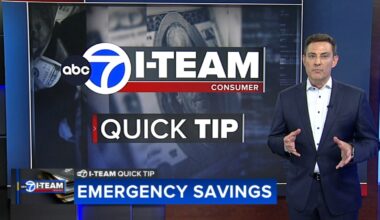 I-Team Quick Tip: Emergency savings