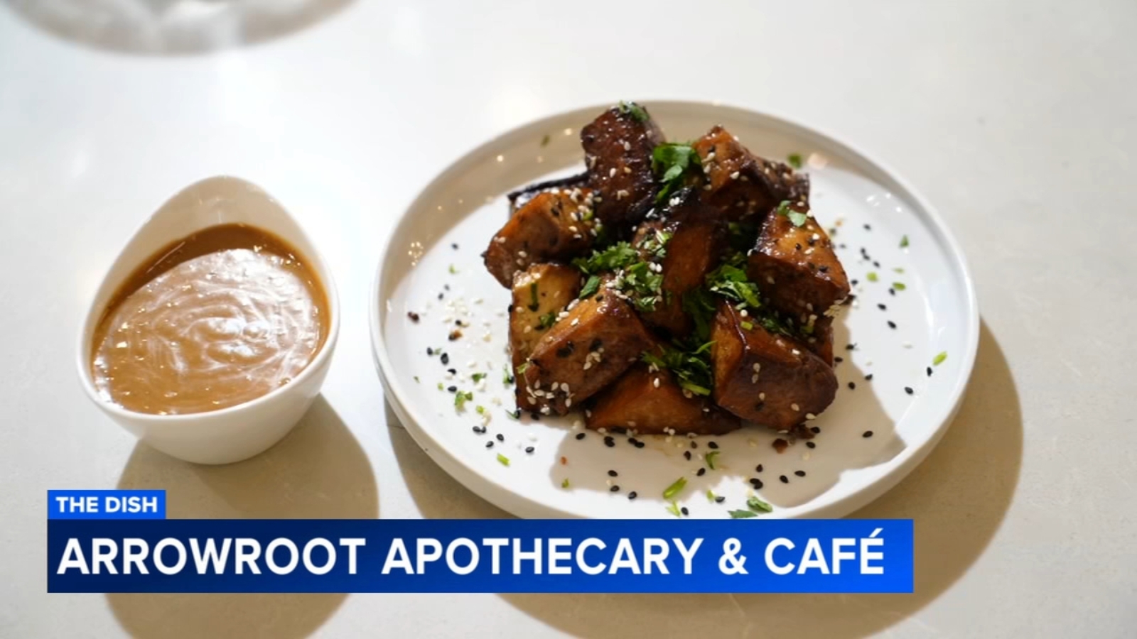 The Dish: Sesame braised tofu from Arrowroot Apothecary & Café in Bryn Mawr, Pennsylvania