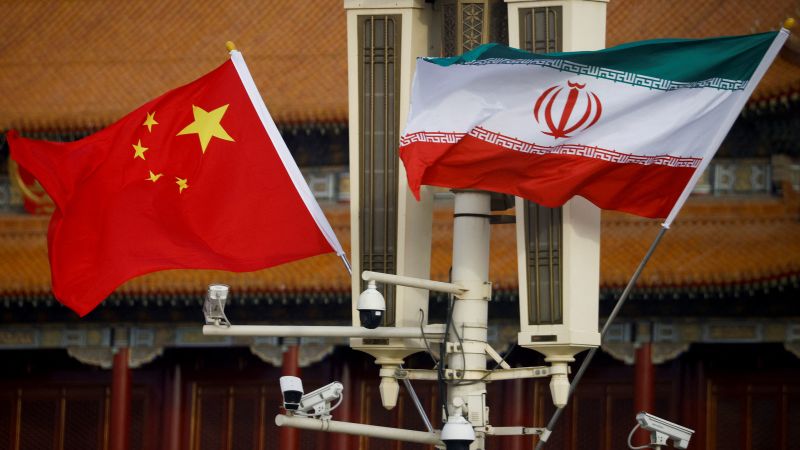 Exclusive: US intelligence indicates China is preparing weapons shipment to Iran amid fragile ceasefire, sources say