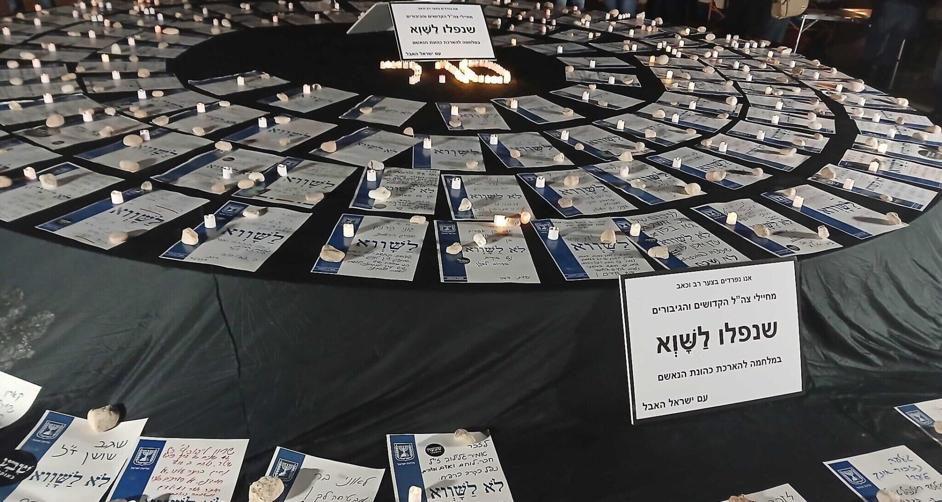 Hundreds gather for Tel Aviv protest memorial ceremony demanding state Oct. 7 probe