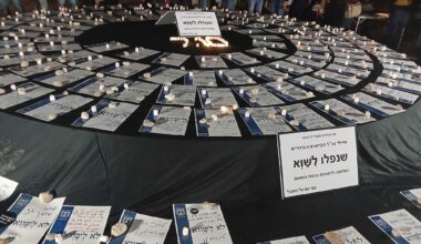 Hundreds gather for Tel Aviv protest memorial ceremony demanding state Oct. 7 probe