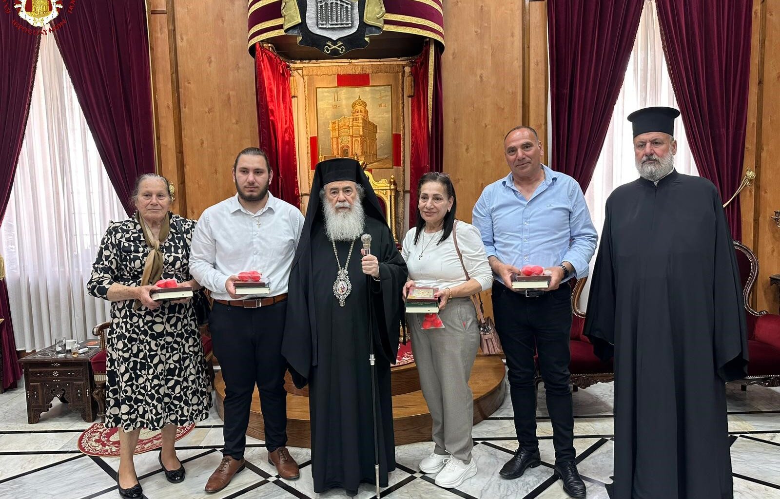 VISITS ON THE FEAST OF PASCHA TO HIS BEATITUDE - Jerusalem Patriarchate