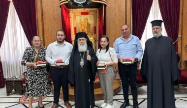 VISITS ON THE FEAST OF PASCHA TO HIS BEATITUDE - Jerusalem Patriarchate