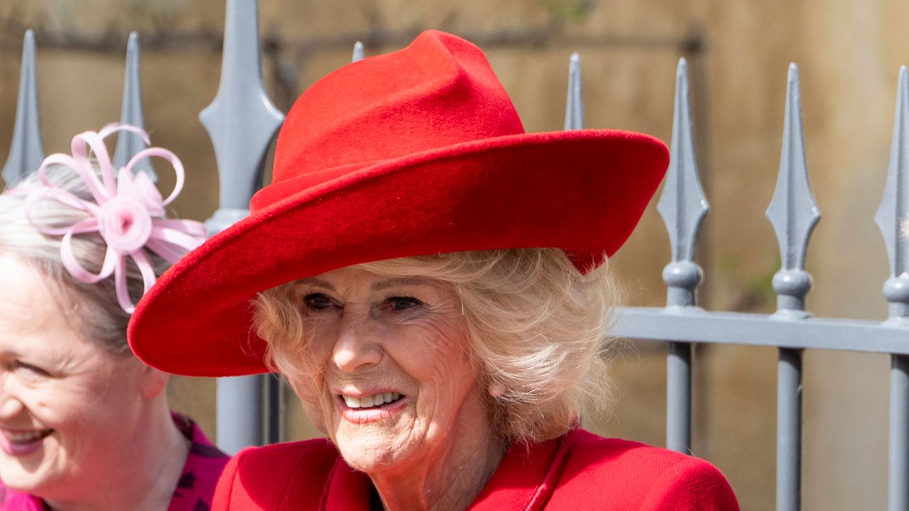 Queen Camilla nods to the Queen Mother's legacy in heirloom brooch on Easter Sunday