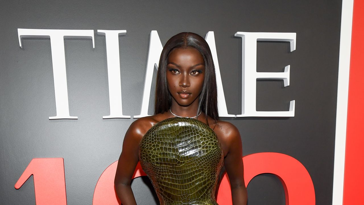 Anok Yai Looked Met Gala-Ready at the Time100 Gala