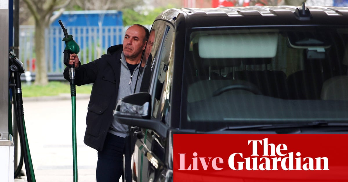 Middle East war ‘could wipe out 75% of chancellor’s budget headroom’; UK inflation climbs to 3.3% – business live | Business