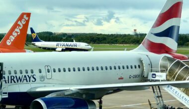 If aviation fuel rationing starts, how might passengers on the three big airlines be affected?