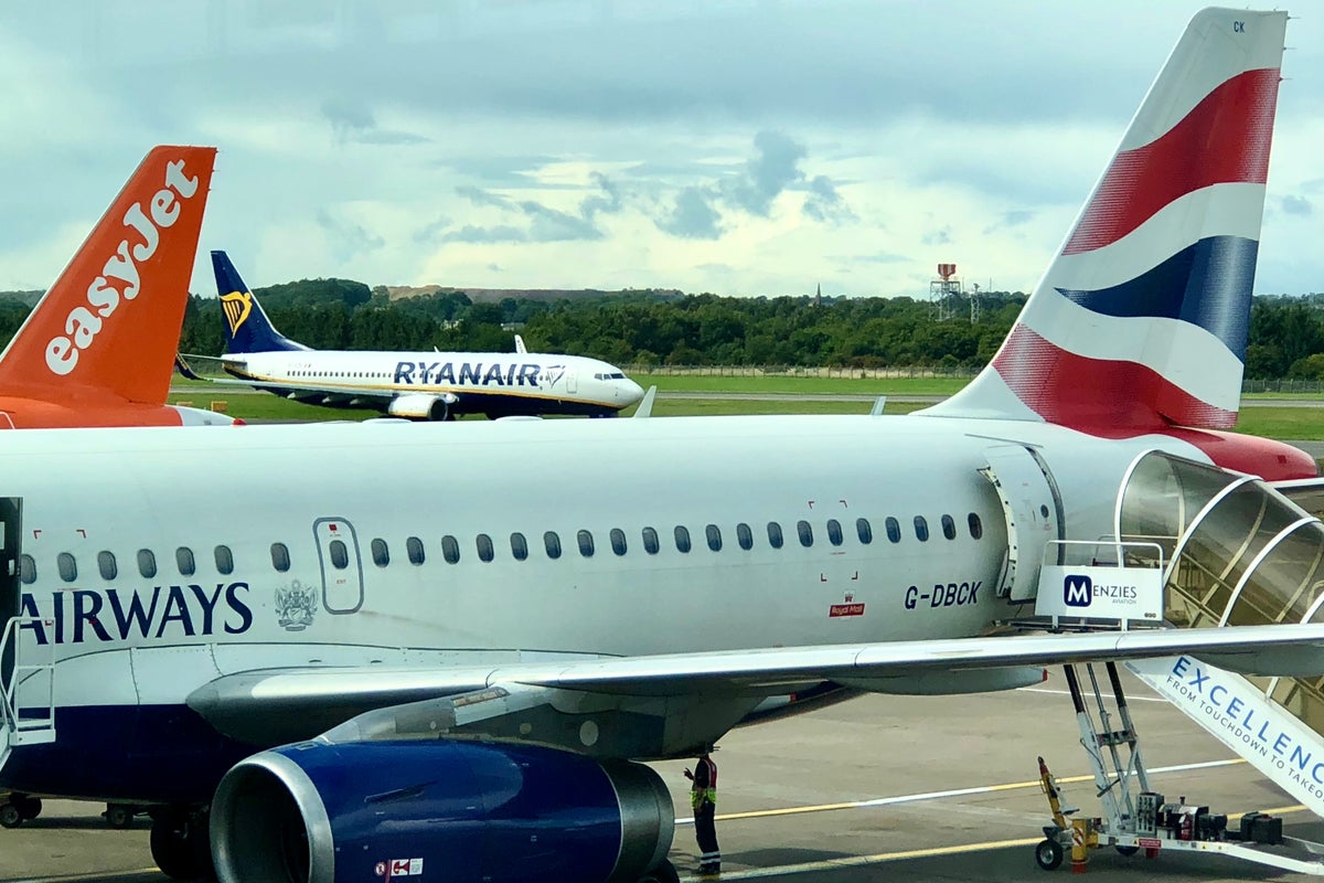 If aviation fuel rationing starts, how might passengers on the three big airlines be affected?