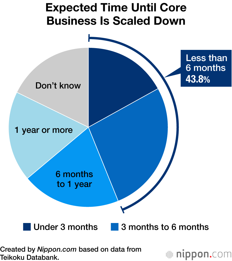 Expected Time Until Core Business Is Scaled Down