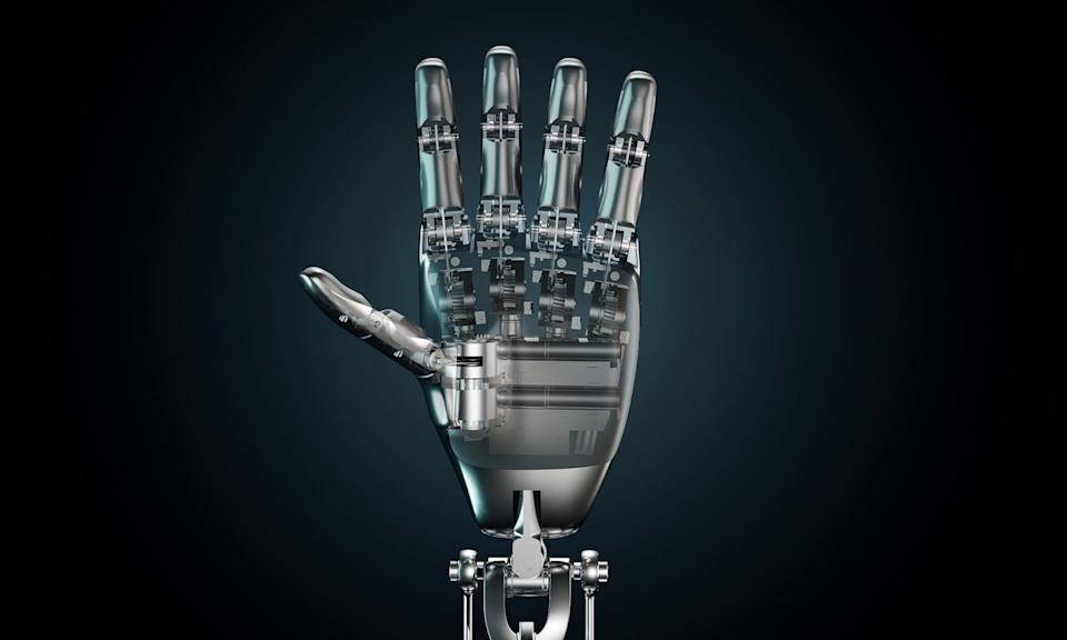Tesla robot hand.